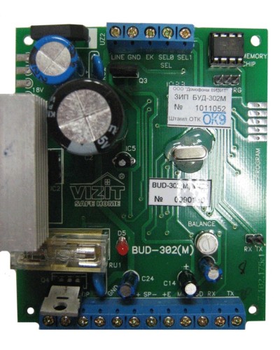Плата печатная в сборе Vizit ЗИП БУД-302М в Рубцовске Аксессуары для многоабонентных систем Pintop.ru