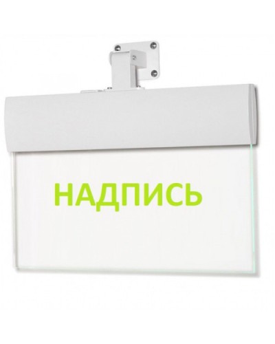 Табло М-220-УЛЬТРА Человек влево стрелка вверх в дверь (универс.крепл.) (ИП Раченков А.В.) в Рубцовске Оповещатели Pintop.ru