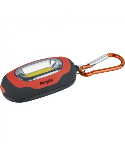 Фонарь Navigator 93 657 NPT-KC07-R-2CR2032 брелок пласт.1COB LED(1Вт) 3 реж.крас в Рубцовске Светильники Pintop.ru