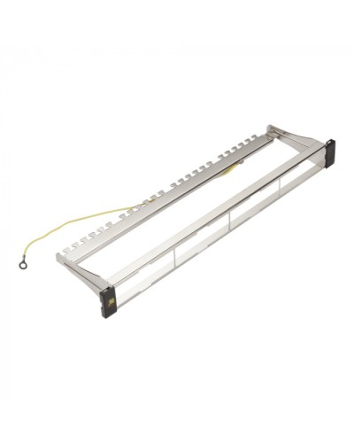 Панель модульная 19, экранированная, на 4 вставки, 1U LANMASTER LAN-FRM-PP-STP/1U в Рубцовске Коммутационные изделия Pintop.ru