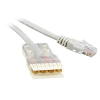 Патч-корд Hyperline PC-110-RJ45-4P-C5e-1M-LSZH-GY
