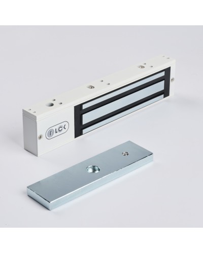 R-Lock RL-EM280-L0W - Электромагнитный замкок, 280кг, DC12/24B, цвет белый, RAL9016(белый) в Рубцовске Электромагнитные замки Pintop.ru