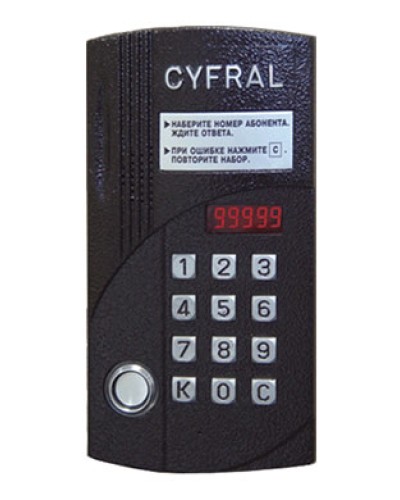 Блок вызова аудиодомофона на 20 абонентов Цифрал CCD-20/TCVС в Рубцовске Блоки вызова многоабонентные Pintop.ru