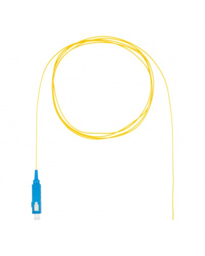 Шнур оптический монтажный (пигтейл), SC, OS2, нг(А)-HF, желтый, 1,5 м Datarex DR-225402 в Рубцовске Пигтейлы Pintop.ru