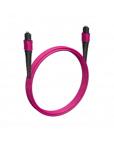 Кабельная сборка MPO(M) -MPO(M)-12 волокон 50/125 OM4, 10 m Cabeus (FOP-50-OM4-12-MPO(M)-12-MPO(M)-B-10m) в Рубцовске Кабельные сборки (оптические) Pintop.ru