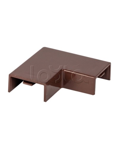 Поворот 90 гр. (20х10) (4 шт) темное дерево EKF-Plast (abd-20-10x4) в Рубцовске Аксессуары для кабель-канала Pintop.ru