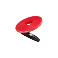 NIKOMAX (NMC-CTV05M-09-RL-BK) - Стяжка-липучка NIKOMAX нарезаемая, в рулоне 5м, ширина 9мм, черная