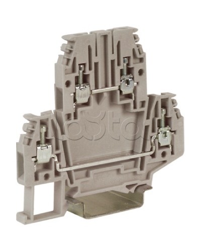 Зажим клеммный проходной 2.5 кв.мм DKC ZDB100GR в Рубцовске Клеммные колодки Pintop.ru