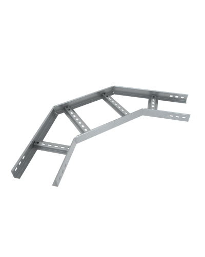 Угол лестничный горизонтальный 90 гр. 100х200х1,5 мм HD85 КМ-профиль (LGL90-100-200-1.5 HD85) в Рубцовске Аксессуары для лотков Pintop.ru