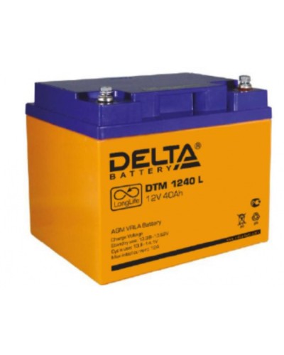 Аккумулятор свинцово-кислотный Delta DTM 1240 L в Рубцовске Электротехническое оборудование Pintop.ru