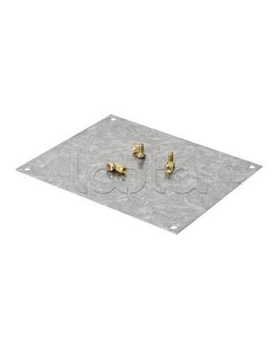 Монтажная пластина из оцинк. стали 133х109 мм, для коробок 154х129 мм DKC (653012) в Рубцовске Распределительные коробки Pintop.ru