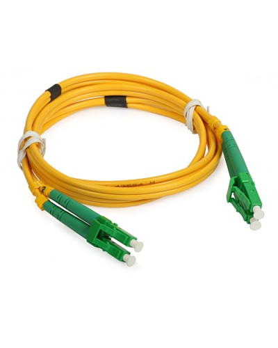 Шнур оптический duplex LC/APC-LC/APC 9/125 sm 15м LSZH Cabeus FOP(d)-9-LC/APC-LC/APC-15m в Рубцовске Патч-корды оптические Pintop.ru