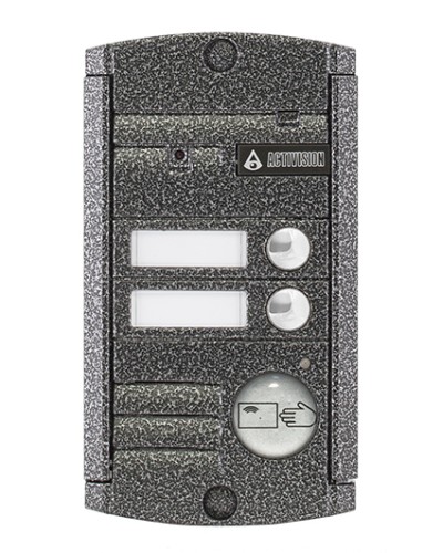 Видеопанель вызывная накладная цветная на 2 абонента с Proxy-считывателем Activision AVP-452 Proxy (PAL, антик) в Рубцовске Вызывные видеопанели малоабонентные Pintop.ru