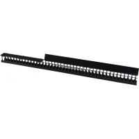 Органайзер 48U глубиной 179 мм, для шкафов LANMASTER DCS шириной 800 мм, черный (2 шт) LANMASTER LAN-DC-CB-48Ux8-VO18