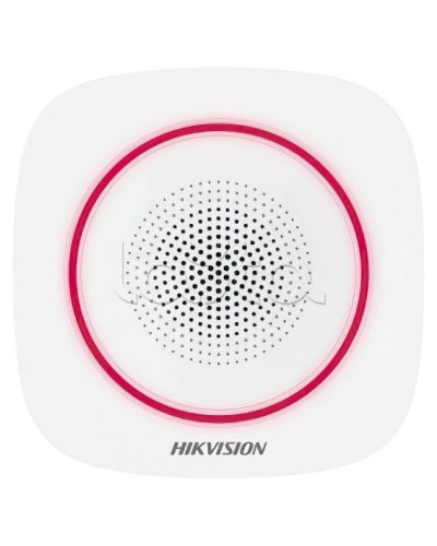 Беспроводной внутренний SIP-оповещатель Hikvision AX PRO DS-PS1-II-WE(RU) (Red Indicator) в Рубцовске Оповещатели Pintop.ru