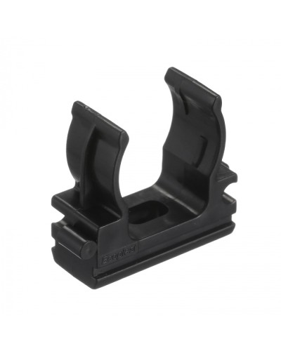 CF20G Держатель (клипса), без галогена, для труб D20мм, цвет чёрный (50 шт/упак) Экопласт (41720-50HF-BL) в Рубцовске Держатели, клипсы, скобы Pintop.ru