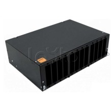 Бокс оптический универсальный 19" Hyperline FO-19V-3U-12xSLT-W130H30-96UN-BK