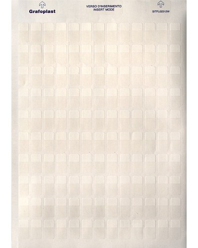 Табличка маркировочная 20х10мм. Полиэстер. Белая DKC (SITFP1020W) в Рубцовске Аксессуары для лотков Pintop.ru