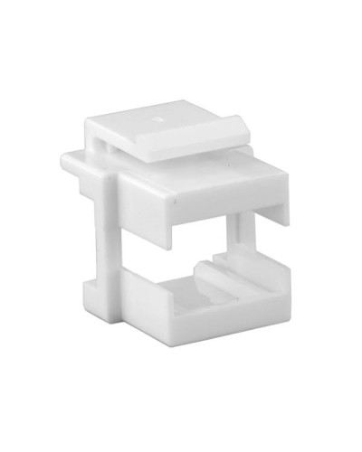 Вставка формата Keystone Jack, для проходного адаптера SC или dLC Hyperline (KJ1-SC/DLC-WH) в Рубцовске Модули Keystone Pintop.ru