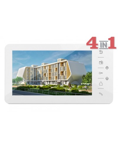 Монитор цветного видеодомофона Tantos Prime HD (White) VZ в Рубцовске Абонентские видеоустройства Pintop.ru