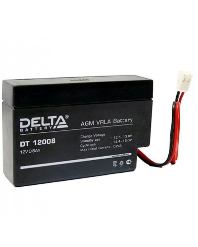 АКБ 12 - 0,8 Delta DT 12008 Т9 в Рубцовске Электротехническое оборудование Pintop.ru