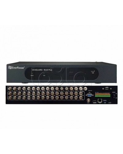Видеорегистратор 16-канальный EverFocus VANGUARD II 16x8H Plus в Рубцовске Видеорегистраторы гибридные Pintop.ru