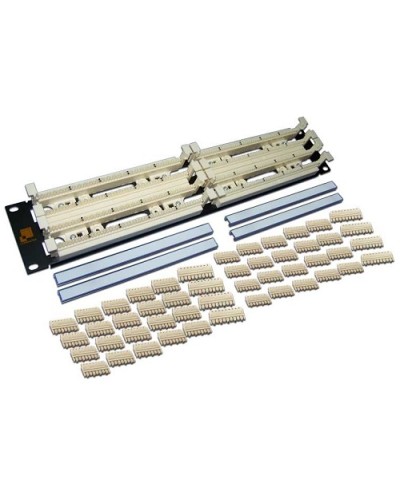 Панель кроссовая 110 типа, 200 пар, 19, 2U LANMASTER LAN-RS110-200FT в Рубцовске Кроссовое оборудование тип 110 Pintop.ru