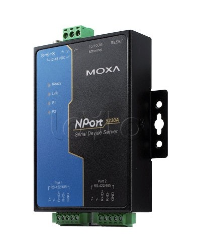 Сервер 2-портовый RS-422/485 в Ethernet Moxa NPort 5230A в Рубцовске Дополнительное оборудование для ОПС Pintop.ru
