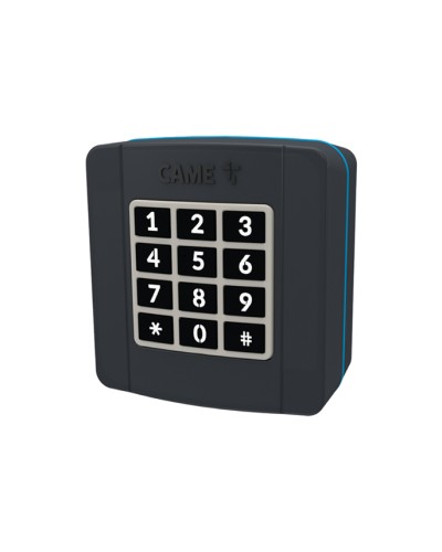 Проводная накладная кодонаборная клавиатура Came 806SL-0280 - SELT1BDG, подключаемая к шине CXN, 12 кнопок, синяя подсветка, RAL7024 в Рубцовске Запчасти для шлагбаумов и автоматики Pintop.ru
