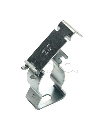 Держатель с крышкой D32, оцинкованная сталь DKC (6044-A32) в Рубцовске Держатели, клипсы, скобы Pintop.ru