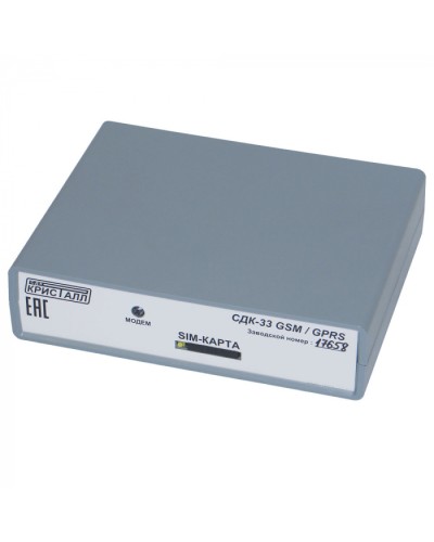 Блок сопряжения Кристалл СДК-33 GSM/GPRS в Рубцовске Дополнительное оборудование для ОПС Pintop.ru