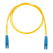 Шнур оптический коммутационный (патч-корд), SC-SC, дуплекс (duplex) OS2, нг(А)-HF, желтый, 10 м Datarex DR-221147