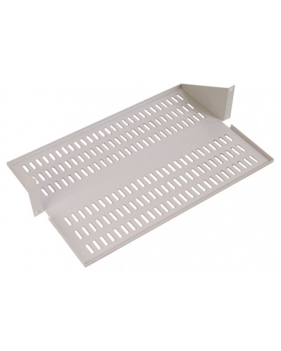 Полка для стойки перфорированная консольная 2U, глубина 300 мм ЦМО МС-30.2-9005 в Рубцовске Полки для шкафов и стоек Pintop.ru