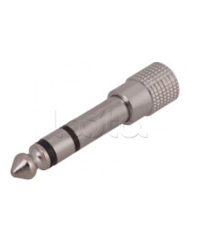 Переходник штекер 6.3мм стерео - гнездо 3.5мм стерео (металл) (50шт/уп) REXANT 14-0205 в Рубцовске Коннекторы Pintop.ru