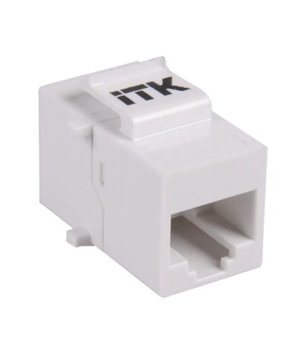 Проходной адаптер кат.5E UTP, RJ45-RJ45, тип Keystone Jack ITK CS7-1C5EU в Рубцовске Проходные адаптеры RJ-45 и разветвители Pintop.ru