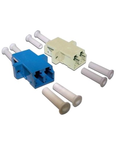 Адаптер оптический LANMASTER LC, MM, корпус SC без фланцев, дуплексный LANMASTER LAN-2LCS/NF-AM-MM в Рубцовске Коммутационные изделия Pintop.ru