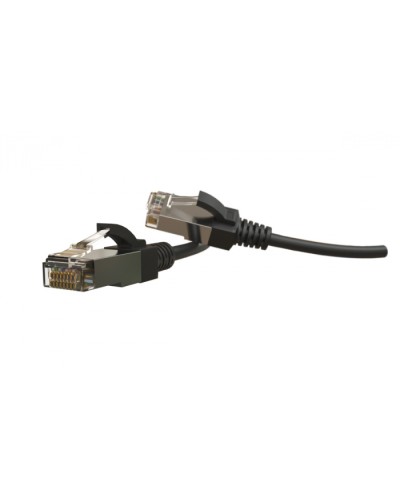 Патч-корд S/FTP Hyperline (PC-LPT-SFTP-RJ45-RJ45-C6-2M-LSZH-BK) в Рубцовске Патчкорды (медные) Pintop.ru