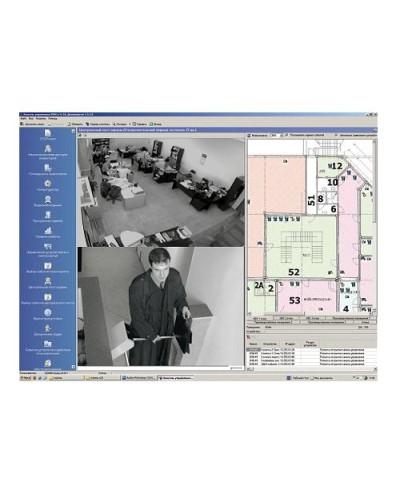 ПО Модуль Центральный пост PERCo-SM13 в Рубцовске Сетевая СКУД Perco Pintop.ru