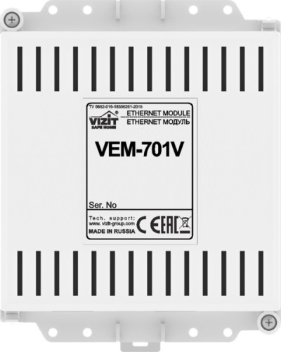 Ethernet модуль Vizit VEM-701V в Рубцовске Аксессуары для многоабонентных систем Pintop.ru