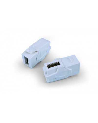 Вставка формата Keystone Jack Hyperline (KJ1-USB-VA2-WH) в Рубцовске Кроссы оптические Pintop.ru
