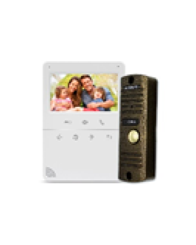 AccordTec Комплект домофонии AT-home4 WH-BZ в Рубцовске Комплекты домофонов Pintop.ru