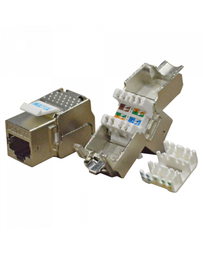 Модуль Keystone RJ45, Cat.5E, STP, 180 градусов TWT (TWT-OK45STP180/5E) в Рубцовске Модули Keystone Pintop.ru