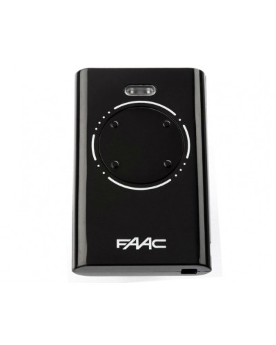 Брелок-передатчик 4-канальный Faac 7870101 (черный) в Рубцовске Устройства радиоуправления для шлагбаумов и автоматики Pintop.ru
