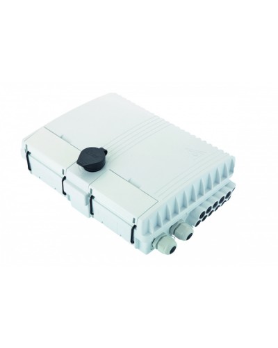 Бокс оптический настенный FTTx, IP65, 16 адаптеров, белый Eurolan (48P-00-16-65WT) в Рубцовске Проходные адаптеры и розетки оптические Pintop.ru