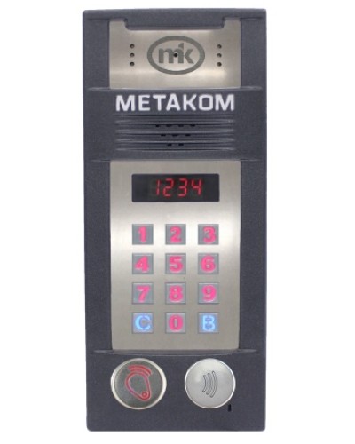 Многоабонентый антивандальный блок вызова со встроенной видеокамерой Метаком MК2018-RFMFСV в Рубцовске Блоки вызова многоабонентные Pintop.ru