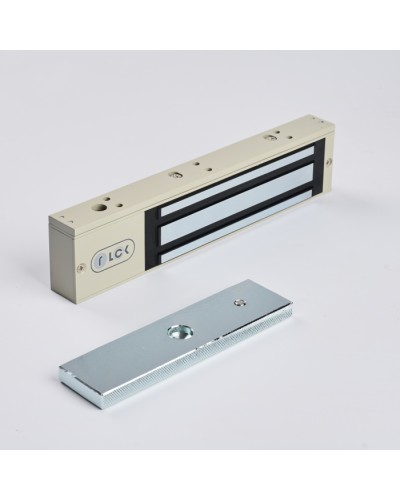 R-Lock RL-EM280-L0G - Электромагнитный замкок, 280кг, DC12/24B, цвет серый, RAL7032 (галечный серый) в Рубцовске Электромагнитные замки Pintop.ru