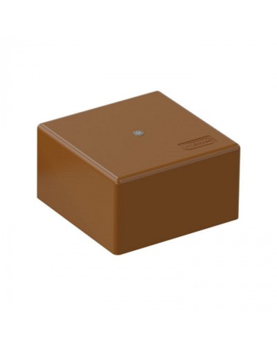 SD3 Коробка распределительная для о/п, для монтажного пистолета 75x75x40мм, 6 пар 10мм2, (корич.) Экопласт (72935B) в Рубцовске Распределительные коробки Pintop.ru