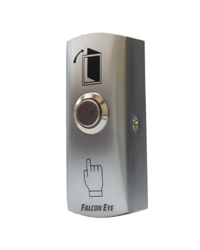 Кнопка выхода металлическая накладная Falcon Eye FE-EXIT в Рубцовске Кнопки выхода Pintop.ru
