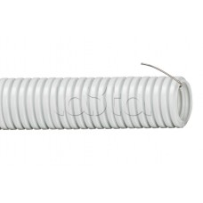 Труба гофр. ПВХ 16 мм с зондом (10 м) IEK (CTG20-16-K41-010I)