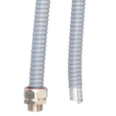 Металлорукав DN 26мм в ПВХ изоляции, Dвн 26,5 мм, Dнар 31,5, 25 м, цветчёрный DKC 6071R-027N